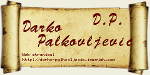 Darko Palkovljević vizit kartica